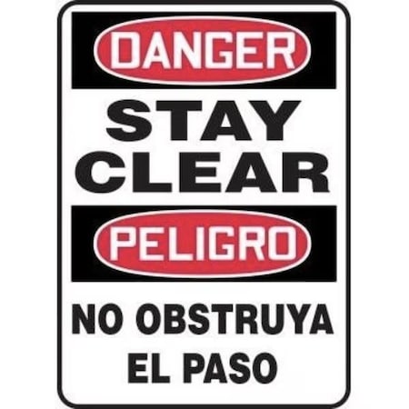 Accuform OSHA DANGER Safety Sign NO SWIMMING MADM028VP MADM028VP